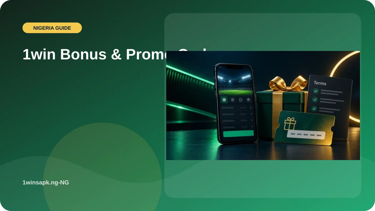 1win Bonus & Promo Code illustration