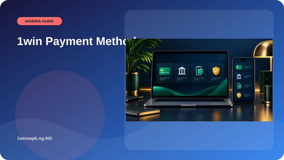 1win Payment Methods illustration