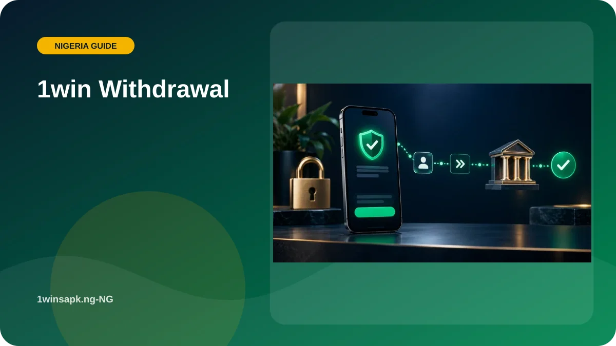 1win Withdrawal illustration